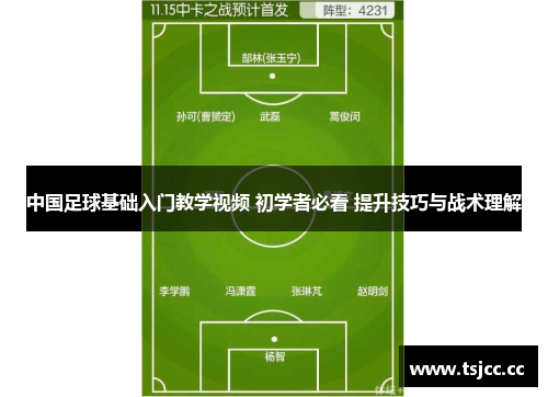 中国足球基础入门教学视频 初学者必看 提升技巧与战术理解